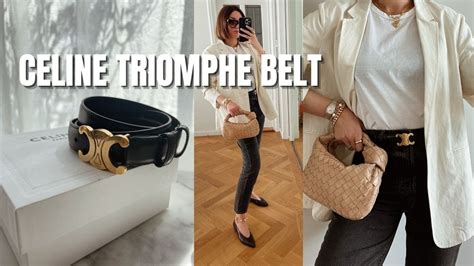 black celine belt|celine triomphe belt size guide.